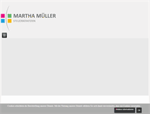 Tablet Screenshot of mueller-steuerbuero.de